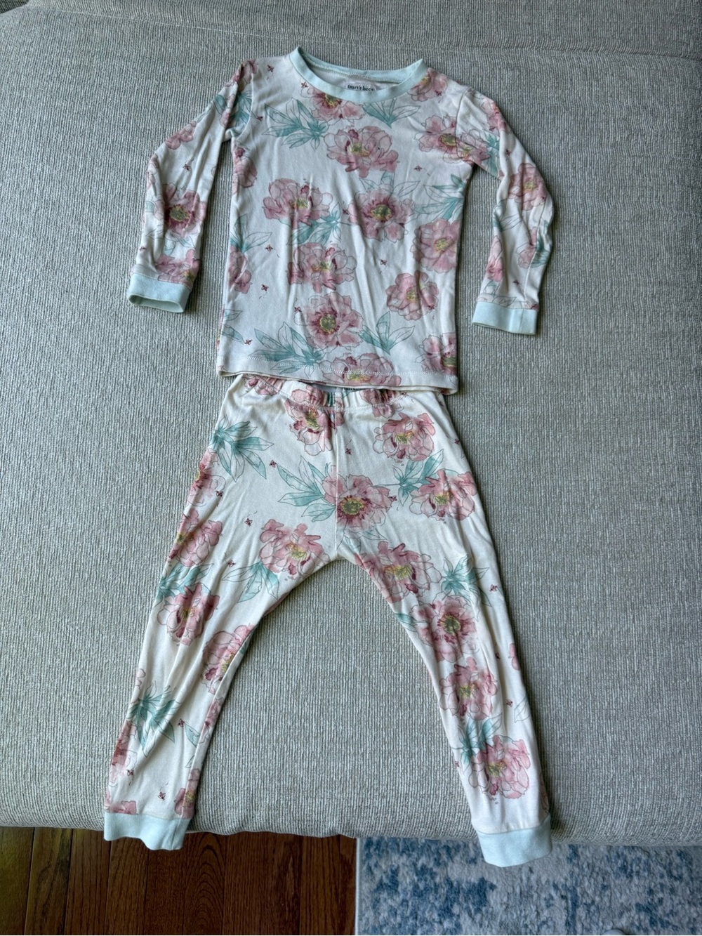 Burt's Bees Floral Kids Pajama Set